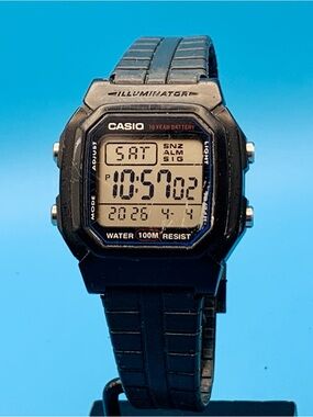 CASIO W-800H (3240) Men’s Digital Watch Chrono Backlight Alarm Dual Time Working